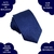 Gravata Azul Perola Slim Textura Quadriculada #SR1329 - Gravatas JL
