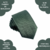 Gravata Verde Oliva Escura Slim Textura Quadriculada #HD1397 - Gravatas JL