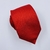 Gravata Vermelha Semi Slim Textura Quadriculada #HD698 - comprar online