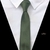 Gravata Verde Oliva Escura Slim Textura Listrada #HD1359
