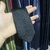 Gravata Preta Semi Slim Textura Listrada #HD628 na internet