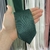 Gravata Verde Escuro/Musgo Slim Textura Quadriculada #SR1394 - comprar online