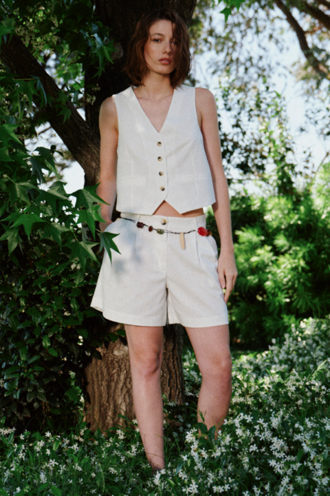 Bermuda doble pinza delantera (ALMIRA)