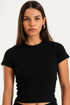 Remera morley bordado BLESSED en delantera (BLESSED) - comprar online