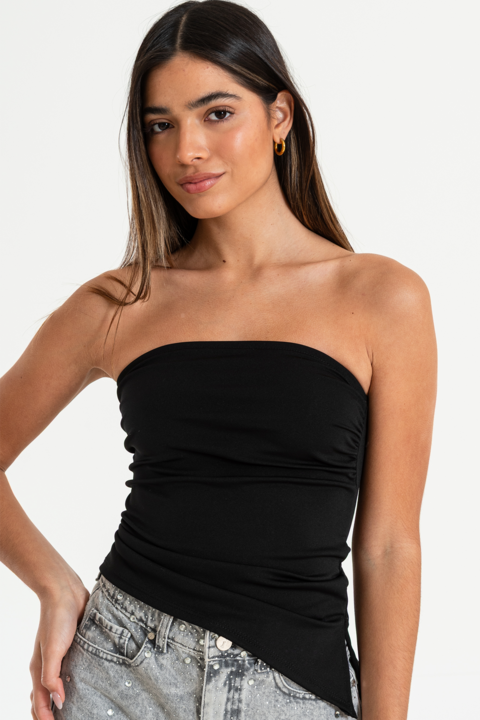 Strapless con frunce (ROSSE)