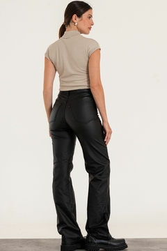 Wide leg elastizado engomado (MOLIETTE) - comprar online