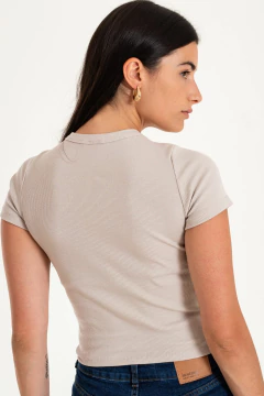 Remera morley bordado BLESSED en delantera (BLESSED) - comprar online