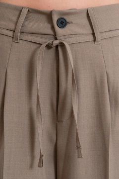 Pantalón sastrero recto con lazo (UNIQ) en internet