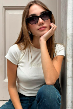 Imagen de Remera morley bordado BLESSED en delantera (BLESSED)