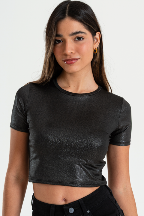 Remera manga corta con cuello (VISSI)