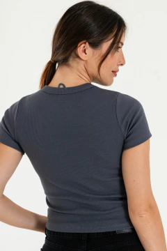 Imagen de Remera morley bordado BLESSED en delantera (BLESSED)