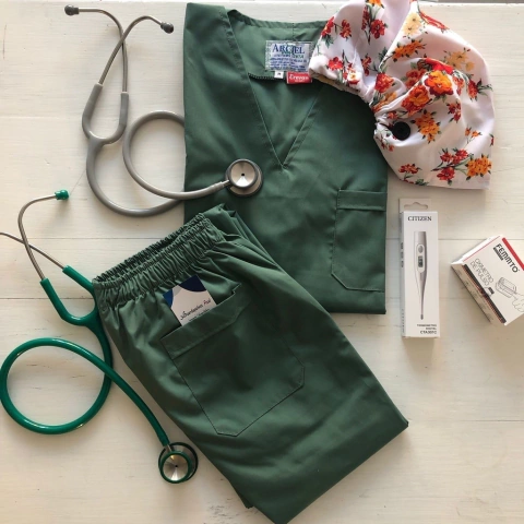 Ambo ARCIEL verde musgo.