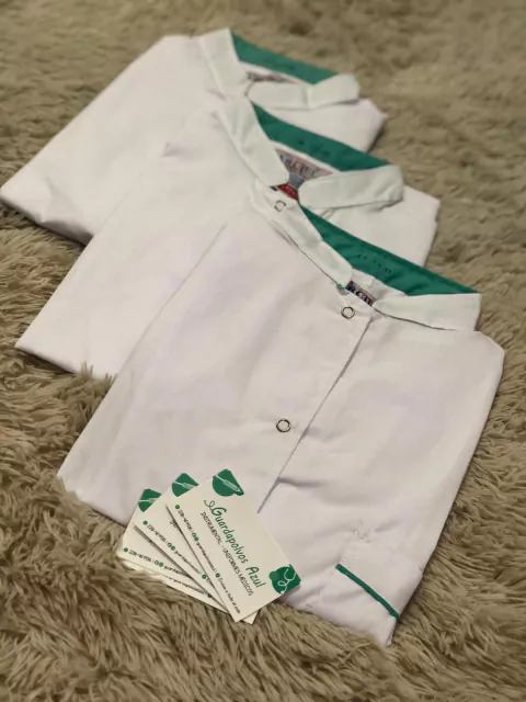 Chaqueta "Arciel" con cuello mao y vivo verde