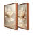 Dupla de Quadros Decorativos - Elegância em Flores - loja online