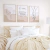 Trio de Quadros Decorativos - Linhas Minimalista, Casal, Mãos Dadas, Significado Amor