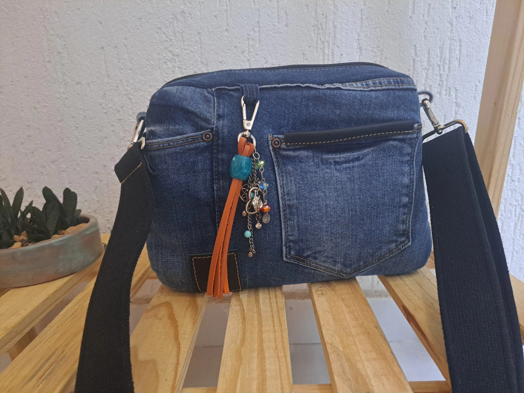 Bolsa jeans SOB ENCOMENDA