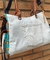 Bolsa Jeans com couro e estampa digital na internet