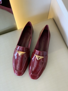 Mocassim Schutz Verniz Wine - comprar online