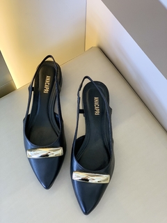 Slingback Anacapri Marie Preto - comprar online