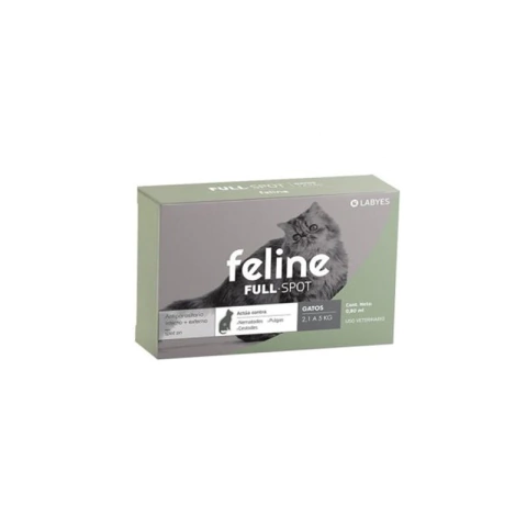 Anti pulgas, garrapatas y parásitos internos Feline-Full-Spot, 2,1kg a 5kg $22.500 - comprar online