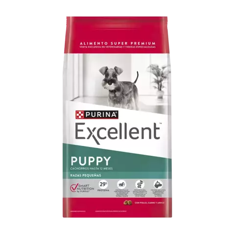 Alimento para perro cachorro razas pequeñas Excellent 3 Kg