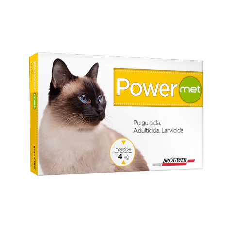 Anti pulgas para gato hasta 4kg en pipeta Power