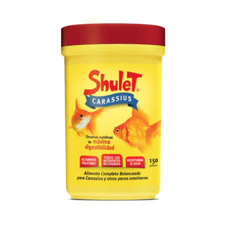 Shulet Carassius en Escamas para Peces Agua Fría 150 gr