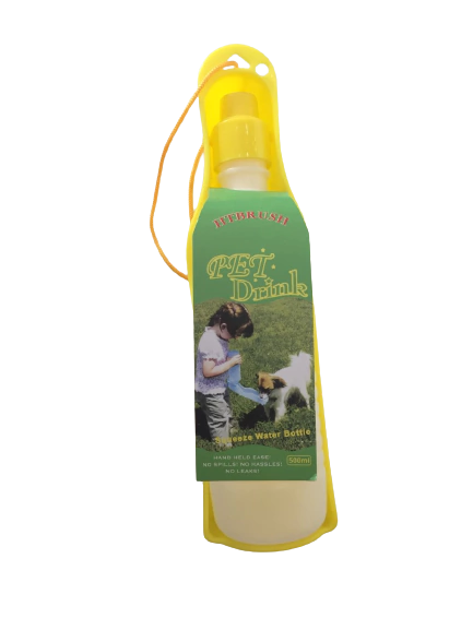 Bebedero plegable en Botella 500ml Can Cat