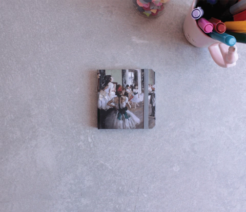 Mini Caderneta(9x9cm): A Aula de Dança