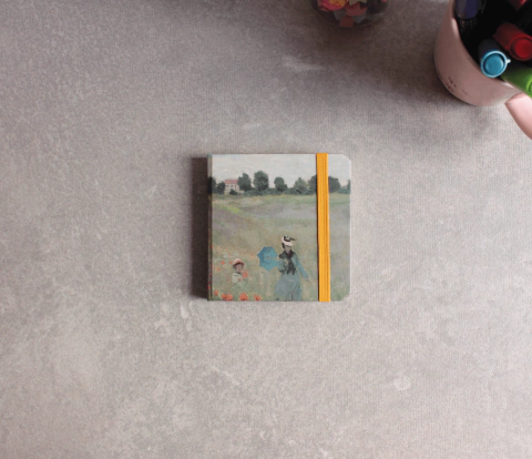 mini caderneta monet