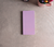 Caderneta Wallet: Roxo Pastel