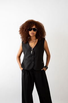 CHALECO PARIS NEGRO