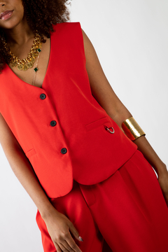 CHALECO PARIS ROJO