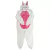 PIJAMA ENTERITO PLUSH CONEJO LOVE NIÑOS