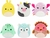 Juego de 6 Squishmallows de 6 cm SQMM0008 P3 en internet