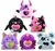 6042 Rainbocorns Monstercorn ALA LILA Y NEGRO Surprise VAMPIRO 30 cms en internet