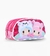 Cartuchera Doble Cierre FUCSIA Con Luz Led! 18012