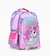 Mochila Espalda 18´´ Sweet Unicorn Trenza PELO FUCSIA LILA Con Luz Led! 1913