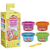 Plastilina Mini 7172 Packs De Colores Surtido PLAY DOH 4 POTES DE 28 GRS, 1 CON GLITTER - comprar online