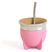 MATE TRADICIONAL PACK BOCA ABIERTA ROSA C/BOMBILLA en internet