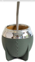 MATE TRADICIONAL PACK BOCA CERRADA VERDE C/BOMBILLA en internet