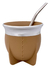 MATE TRADICIONAL PACK BOCA ABIERTA CARAMEL C/BOMBILLA - comprar online
