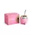 MATE TRADICIONAL PACK BOCA CERRADA ROSA C/BOMBILLA - comprar online