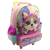 MOCHILA 912 16" CON CARRO SOFIA COSMIC AQUA - comprar online