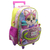 MOCHILA 913 16" CON CARRO SOFIA COSMIC PLANET FUCSIA en internet