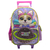 MOCHILA 913 16" CON CARRO SOFIA COSMIC PLANET LILA