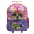 MOCHILA 918 18" CON CARRO SOFIA POM POM LILA