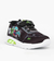ZAPATILLAS POP ZOMBIES 0792 RUN NEGRO AZUL CON LUZ AL PISAR - MabicShop