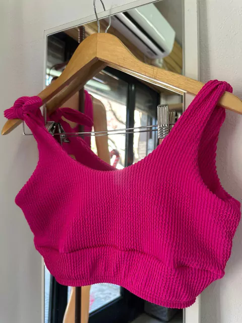 TOP MILENA TEXTURADO FUCSIA