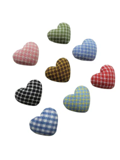 APLIQUE CHATON CORACAO XADREZ - 1 UNIDADES